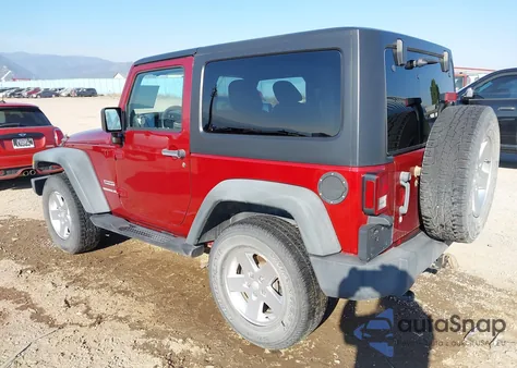 2012 Jeep Wrangler Sport из США, поврежденный, VIN 1C4GJWAG2CL143481